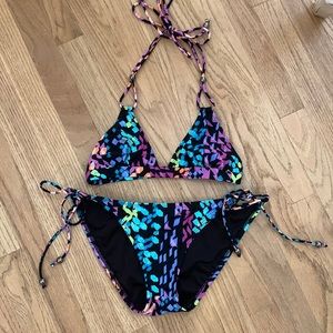 Shoshanna geometric pattern bikini
